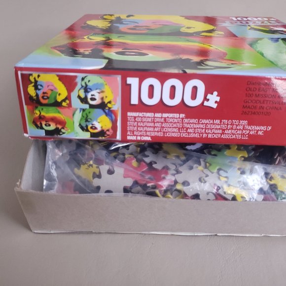 Colorful 1000 Piece Puzzle Marilyn Monroe - Picture 2 of 3